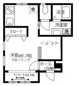 ブルージュの間取り|間取りです。