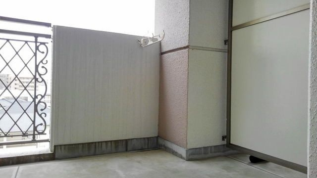 シャンテ吉塚のバルコニー