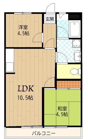 レーヴTakedaひばりヶ丘の間取り