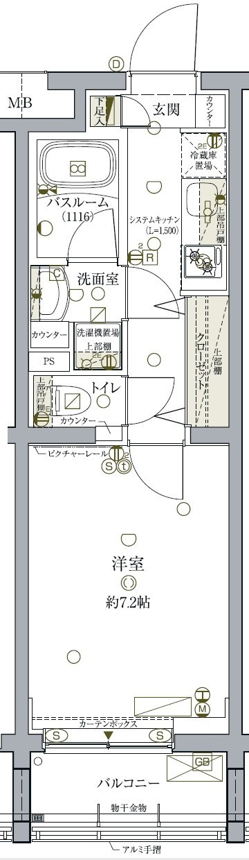 クレヴィスタ池袋ウエストの間取り