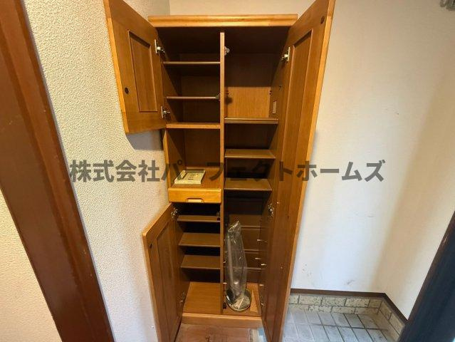 黄金野2丁目戸建　賃貸の収納|ちょっとした収納スペースも充実しています
