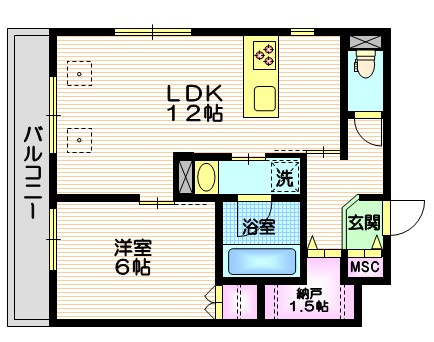 シルトクレーテの間取り