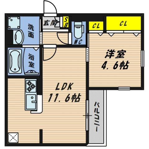 【間取り】 | GARANCE新森
