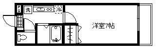 府中市紅葉丘２丁目の賃貸マンションの間取り
