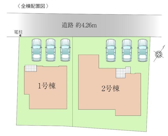 福岡市東区三苫4期の区画図