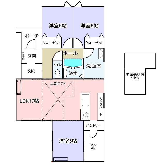 【新築戸建】FelidiaGarden船穂町柳井原1号棟