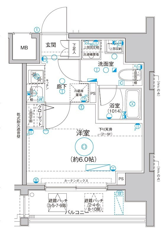 Le'aMARKS横濱の間取り
