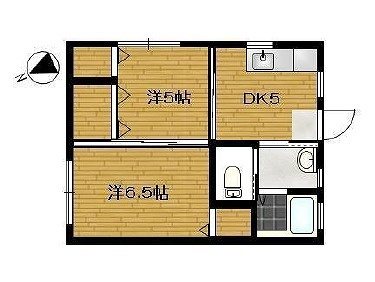 【間取り】 | 第1コーポラス岩田