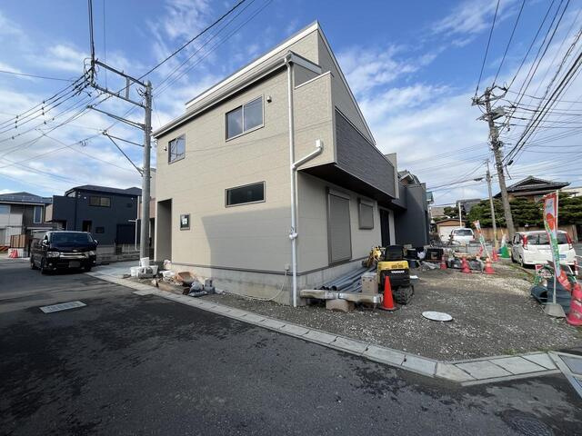 市川市大和田の前面道路含む現地写真
