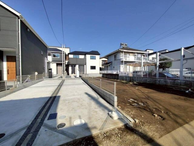 船橋夏見６丁目　第２期の前面道路含む現地写真
