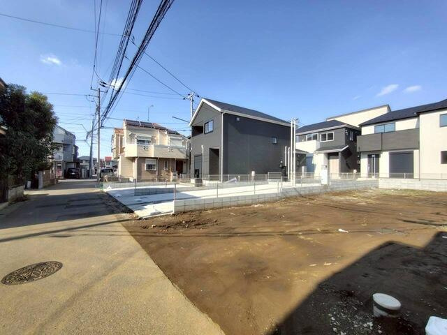 船橋夏見６丁目　第２期の前面道路含む現地写真