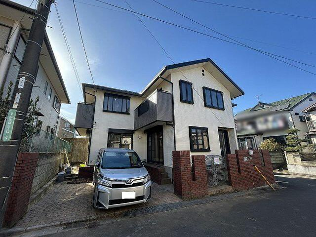 船橋市新高根３丁目４－１の前面道路含む現地写真|積水ハウス施工の軽量鉄骨戸建
