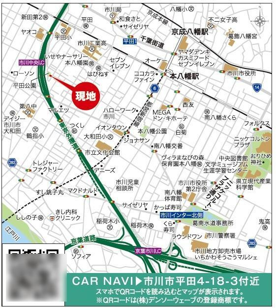 市川市平田４丁目０１期の地図