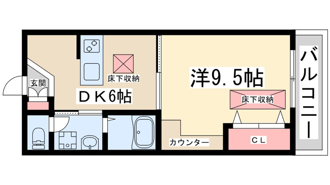 【間取り】 | プルメリア新大阪