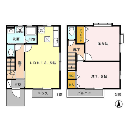☆２LDK間取り図☆