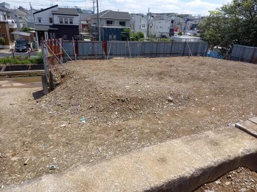 鎌ケ谷市軽井沢の売地の外観