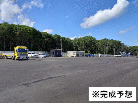 柏市藤ケ谷の売地の外観