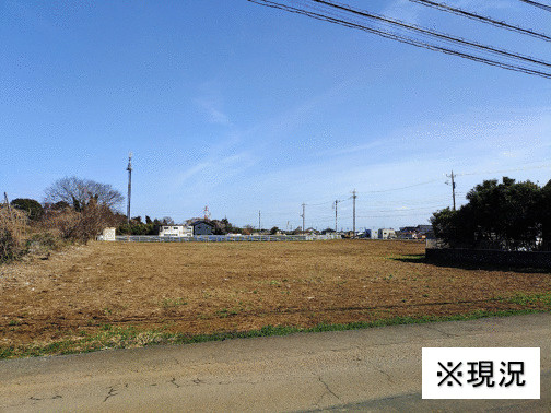 柏市藤ケ谷の売地の外観