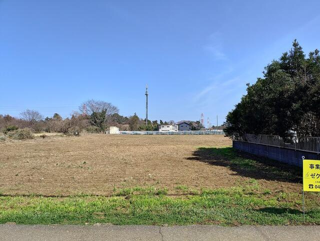 柏市藤ケ谷の売地の外観