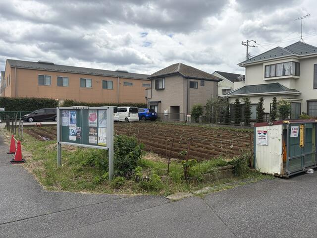柏市増尾台４丁目の売地の外観