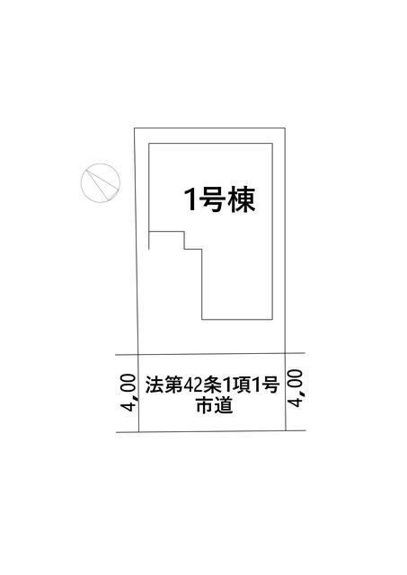 千葉花見川区南花園１丁目　第１期の区画図