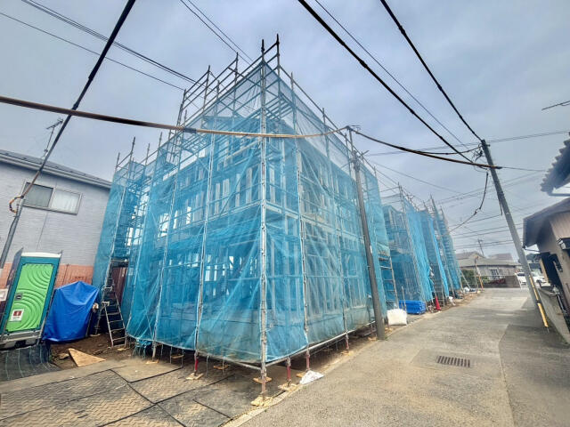 ブルーミングガーデン　千葉市花見川区検見川町５丁目３棟／１期３号棟の前面道路含む現地写真|3号棟前面道路含む現地写真