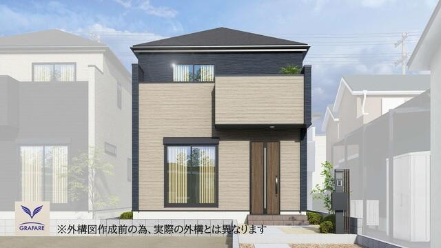 ４３４１千葉市みつわ台２０期３棟の外観パース|毎日がもっと特別になる場所