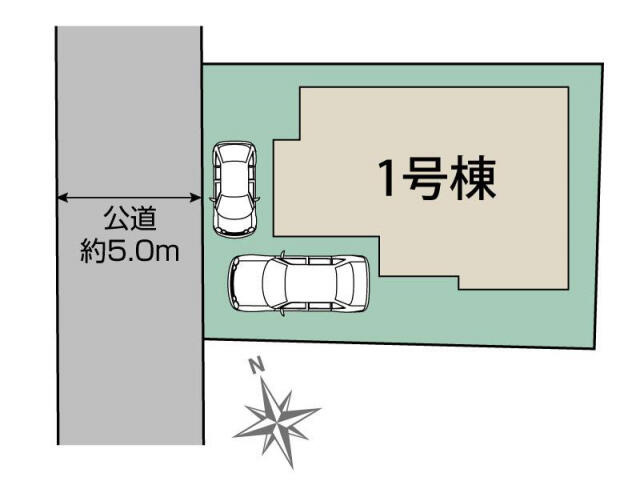 ブルーミングガーデン　千葉市若葉区千城台南２丁目１棟／１期１号棟の区画図