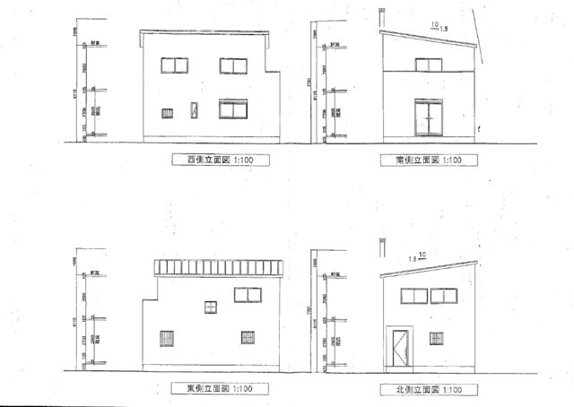 貝塚町賃貸戸建　３棟の区画図