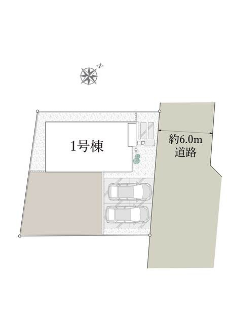 千葉市稲毛区萩台町０２期の区画図