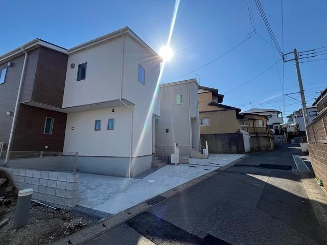千葉緑区誉田町２丁目　第２期の前面道路含む現地写真
