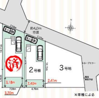 千葉緑区誉田町２丁目　第２期の区画図