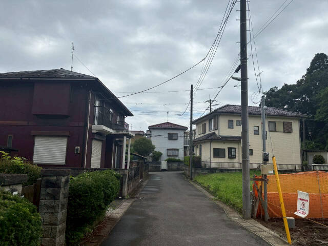 ブルーミングガーデン　千葉市緑区誉田町１丁目１棟／１期１号棟の前面道路含む現地写真|7.5前面道路