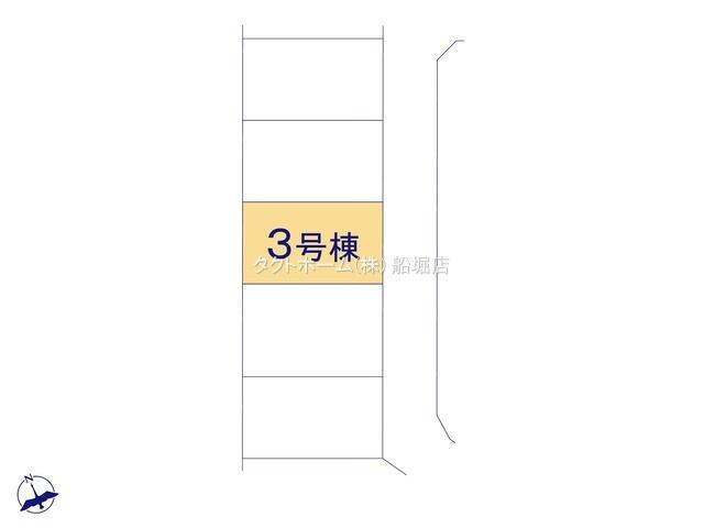 ４３２４千葉市誉田町９期５棟の区画図