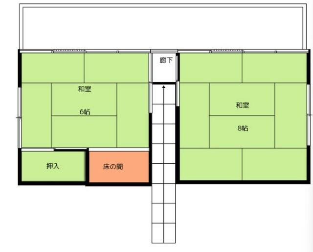 千葉市緑区平山町の中古一戸建の間取り