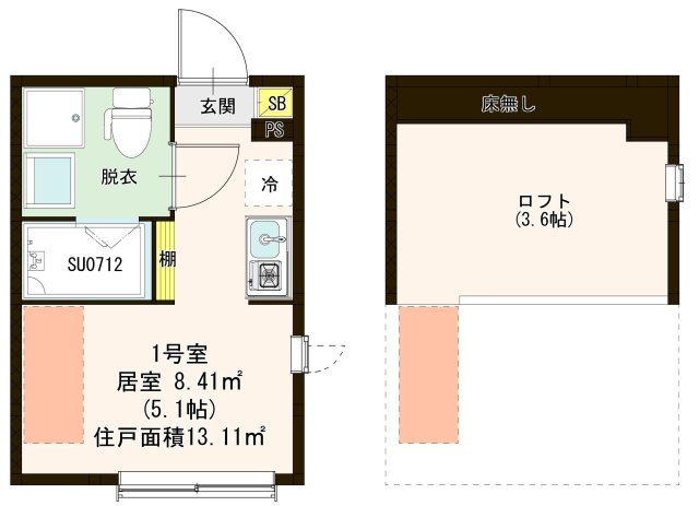 【間取り】 | ハーモニーテラス春日町Ⅲ