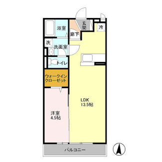 【間取り】 | Mヒルズ B