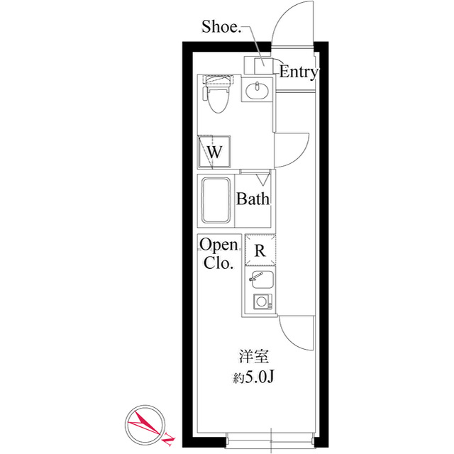 ル・クール渋谷本町の間取り