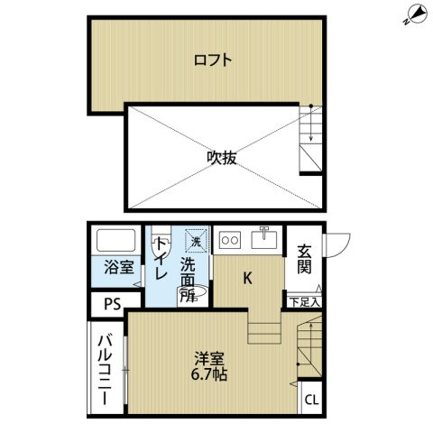 【間取り】 | fika