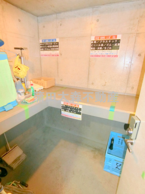 L’axe大鳥居のその他共用部分|曜日時間関係なくゴミ捨て可能な敷地内ゴミ捨て場！