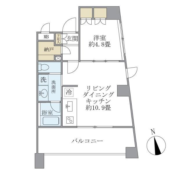 ＫＤＸレジデンス駒沢公園の間取り