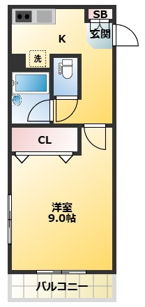 サンライズコスモスⅢの間取り