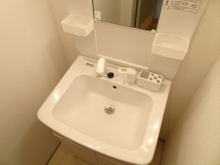 カシェの洗面所|忙しい朝には欠かせない洗面所です