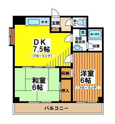 関東バス高井戸ハイツの間取り