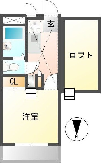 カーサ曽池町の間取り