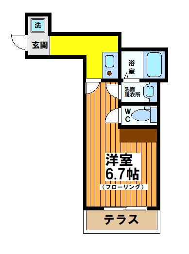 メゾンブランシュ下北沢の間取り