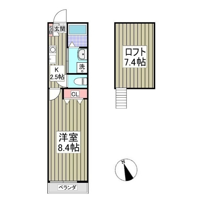 パルトネール千歳船橋の間取り