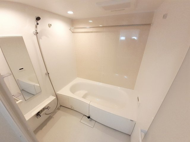 ロータス田川１の浴室|日々の疲れを癒すお風呂付です