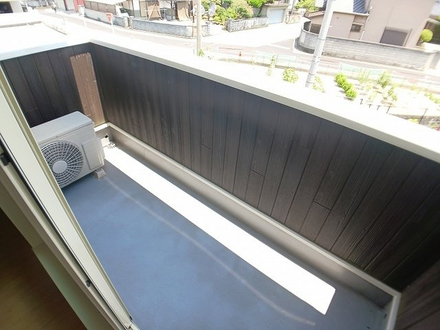 ボヌールメゾンＡのバルコニー|落ち着いた時間を過ごせるバルコニーです