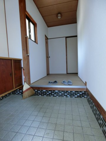 上山田貸家の玄関|ゆったりとした玄関です